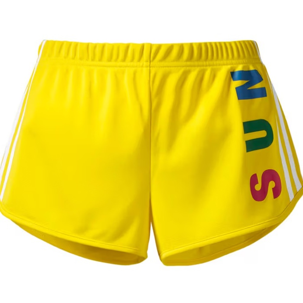 Adidas Originals Pharrell Williams TBIITD PW Yellow Shorts